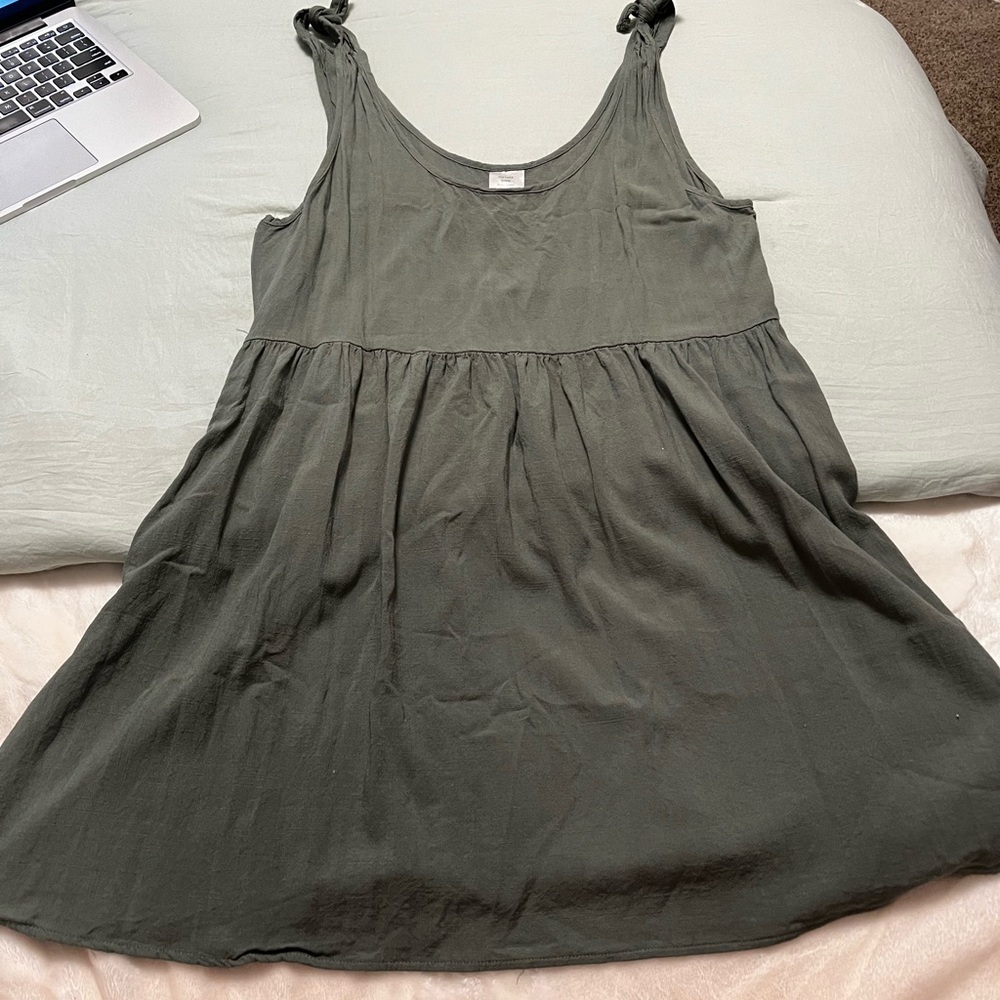 Army green dress